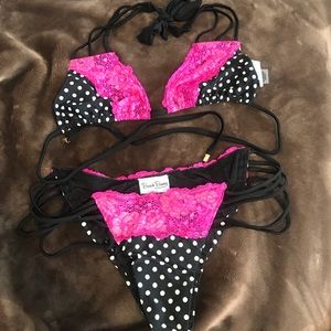 RARE Polka Dot Beach Bunny 👙